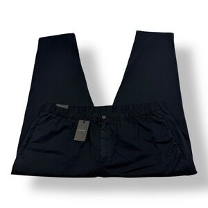 Bonobos Mens XXL Short Elastic Waist Pants Blackest Black NWT 26973-BK722